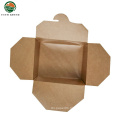 Disposable Biodegradable Takeaway Kraft Paper Food Packaging